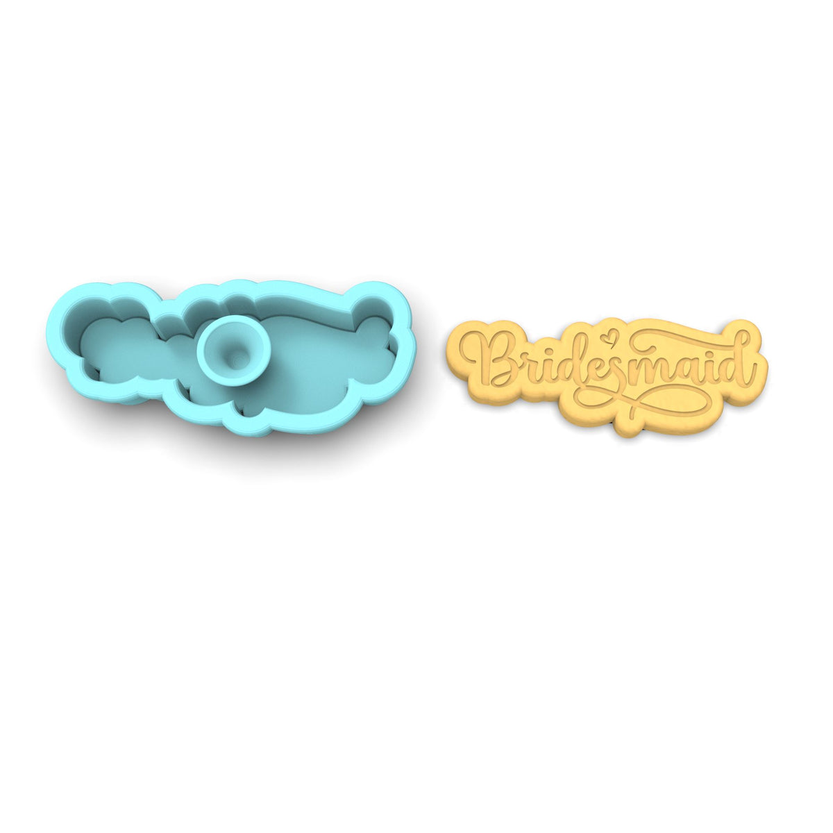 Bridesmaid Cookie Cutter | Stamp | Stencil #1