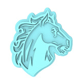 Bronco Cookie Cutter | Stamp | Stencil #1 Animals & Dinosaurs Cookie Cutter Lady MINI - 2 Inches (5cm) Stamp ONLY 