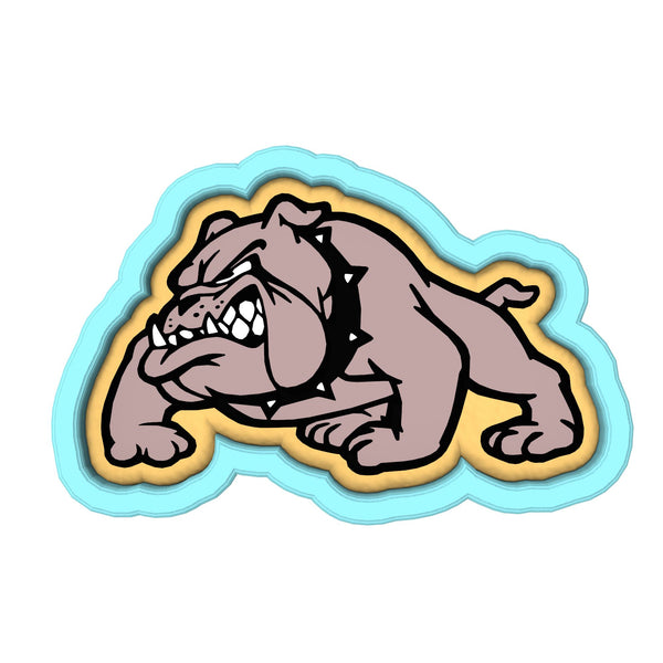 Bulldog Body Cookie Cutter | Stamp | Stencil #1 Animals & Dinosaurs Cookie Cutter Lady 