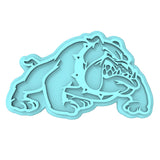 Bulldog Body Cookie Cutter | Stamp | Stencil #1 Animals & Dinosaurs Cookie Cutter Lady MINI - 2 Inches (5cm) Stamp ONLY 
