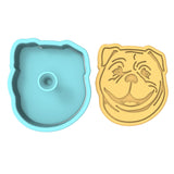 Bulldog Dog Breed Cookie Cutter | Stamp | Stencil #1 Animals & Dinosaurs Cookie Cutter Lady 