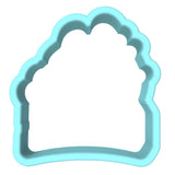 Bulldog Face Words Cookie Cutter | Stamp | Stencil #1 Animals & Dinosaurs Cookie Cutter Lady MINI - 2 Inches (5cm) Cookie Cutter ONLY (Outline) 