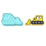 Bulldozer Cookie Cutter | Stamp | Stencil #2