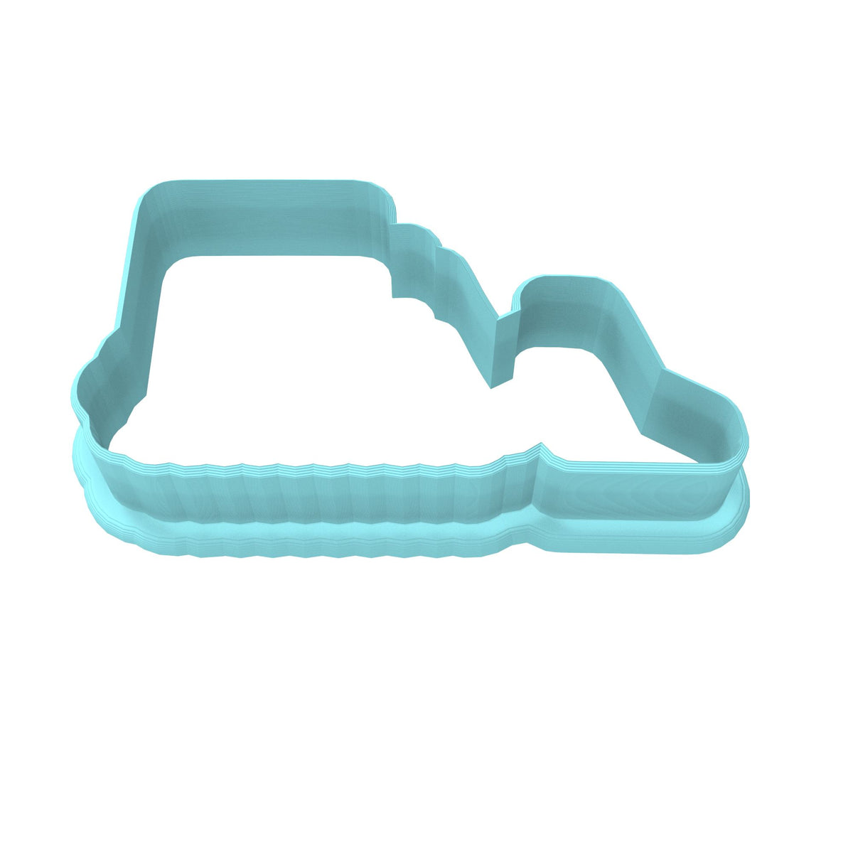 Bulldozer Cookie Cutter | Stamp | Stencil #2
