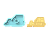 Bulldozer Cookie Cutter | Stamp | Stencil #2
