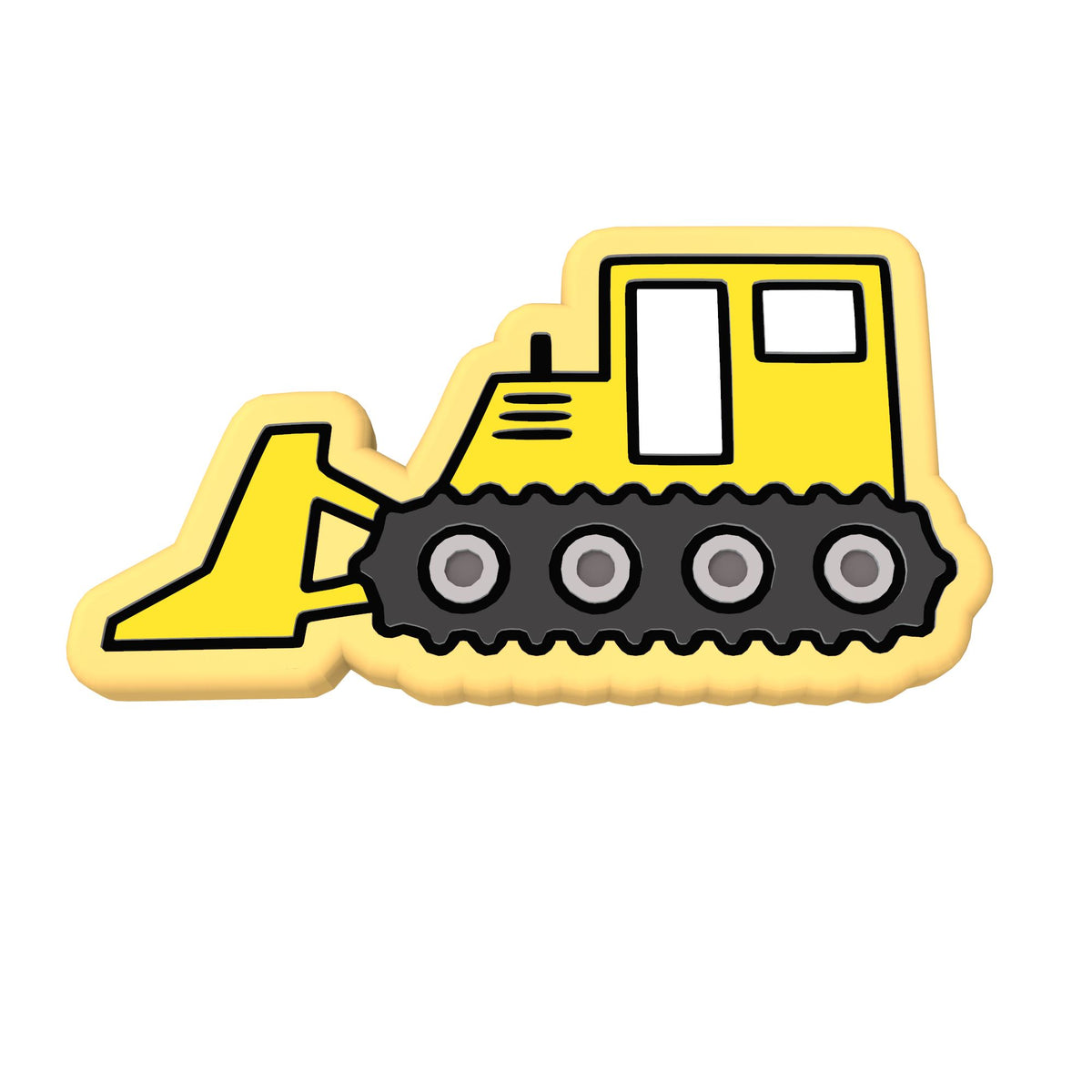 Bulldozer Cookie Cutter | Stamp | Stencil #2
