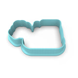 Bulldozer Hearts Cookie Cutter | Stamp | Stencil #1 Comic Book / Vehicles Cookie Cutter Lady 2 Inch Small Cupcake Cutter Only No