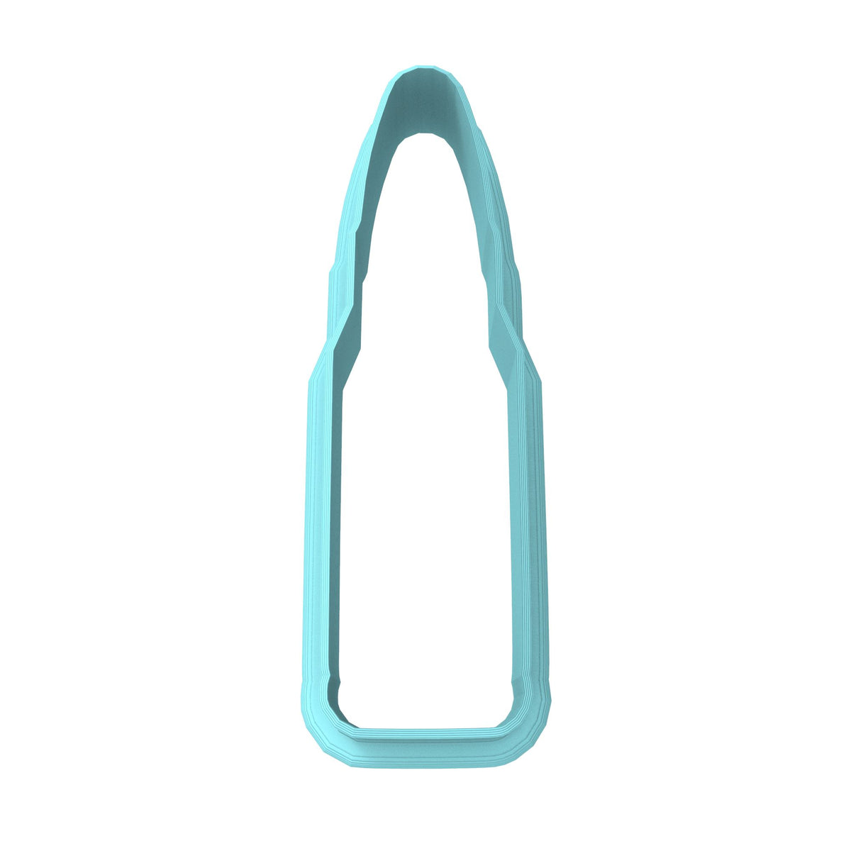 Bullet Cookie Cutter | Stamp | Stencil #1 Boys/ Army / Outdoorsman Cookie Cutter Lady 2 Inch Small Cupcake Cutter Only No