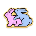 Bunnies Humping Cookie Cutter | Stamp | Stencil #1