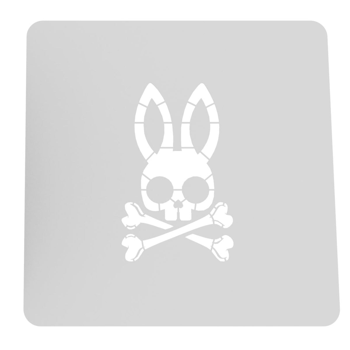 Bunny Bones Criss Cross Cookie Cutter | Stamp | Stencil #1 Animals & Dinosaurs Cookie Cutter Lady MINI - 2 Inches (5cm) Stencil ONLY 