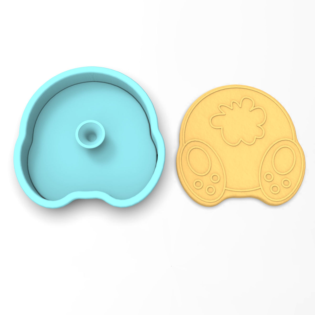 Bunny Butt Cookie Cutter | Stamp | Stencil #1