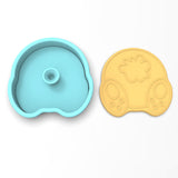 Bunny Butt Cookie Cutter | Stamp | Stencil #1