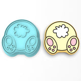 Bunny Butt Cookie Cutter | Stamp | Stencil #1