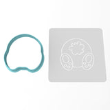 Bunny Butt Cookie Cutter | Stamp | Stencil #1