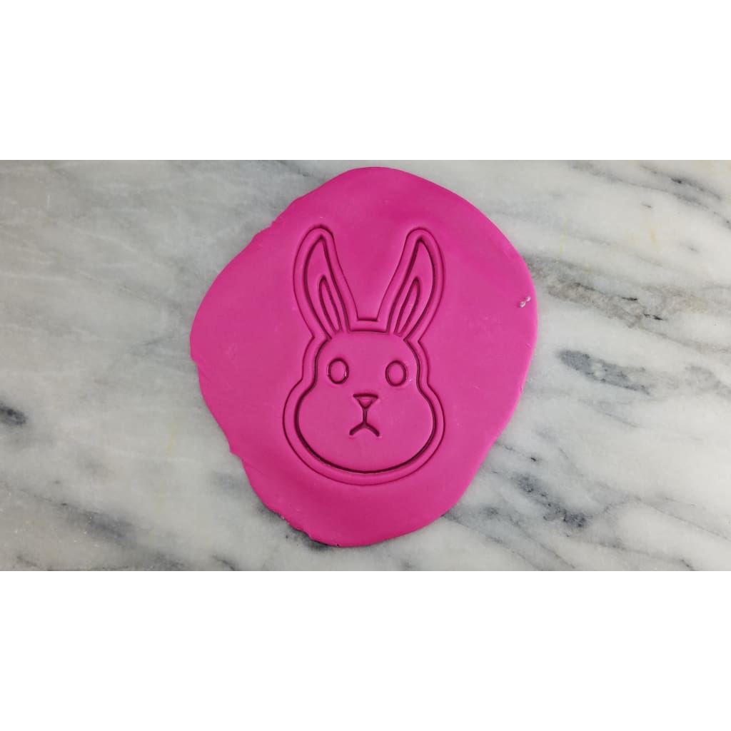 Bunny Face Cookie Cutter  Stamp & Outline #1