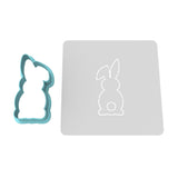 Bunny Facing Forward Cookie Cutter | Stamp | Stencil #1