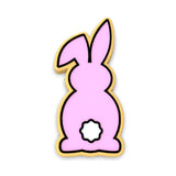 Bunny Facing Forward Cookie Cutter | Stamp | Stencil #1