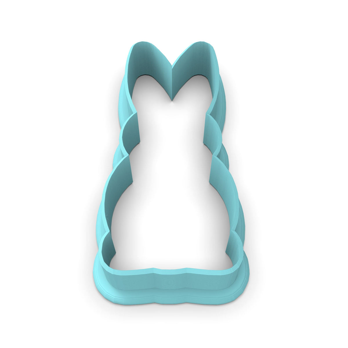 Bunny Facing Forward Cookie Cutter | Stamp | Stencil #2