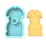 Bunny Facing Forward Cookie Cutter | Stamp | Stencil #3