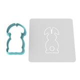 Bunny Facing Forward Cookie Cutter | Stamp | Stencil #3