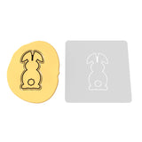 Bunny Facing Forward Cookie Cutter | Stamp | Stencil #3