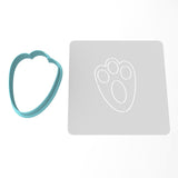 Bunny Foot Cookie Cutter | Stamp | Stencil #1