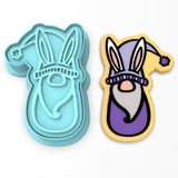 Bunny Gnome Cookie Cutter | Stamp | Stencil #1
