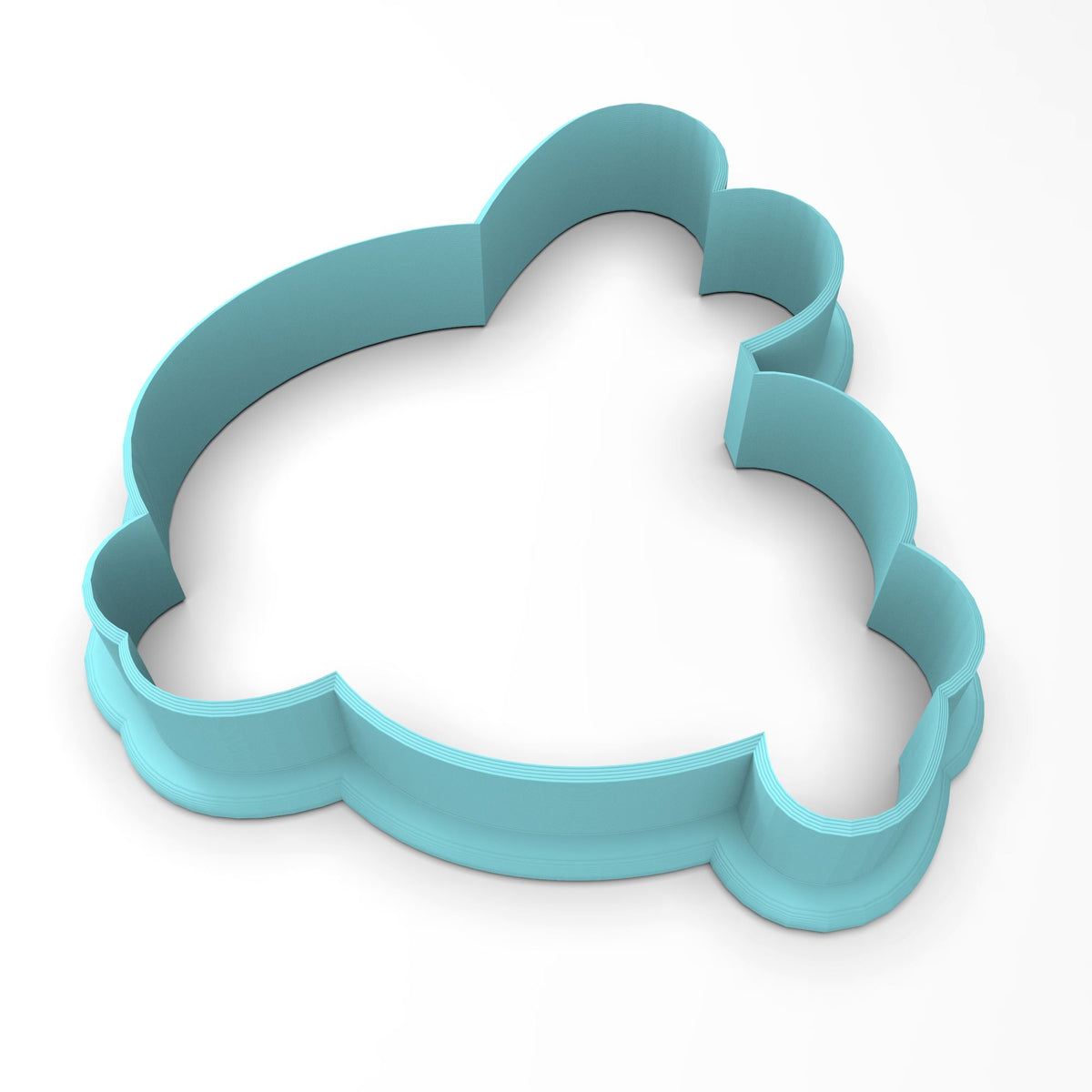 Bunny Jumping Cookie Cutter | Stamp | Stencil #1