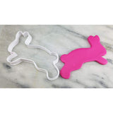Bunny Rabbit Cookie Cutter Outline #2 Easter / Spring / Flower Cookie Cutter Lady 