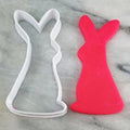 Bunny Rabbit Cookie Cutter Outline #3 Easter / Spring / Flower Cookie Cutter Lady 