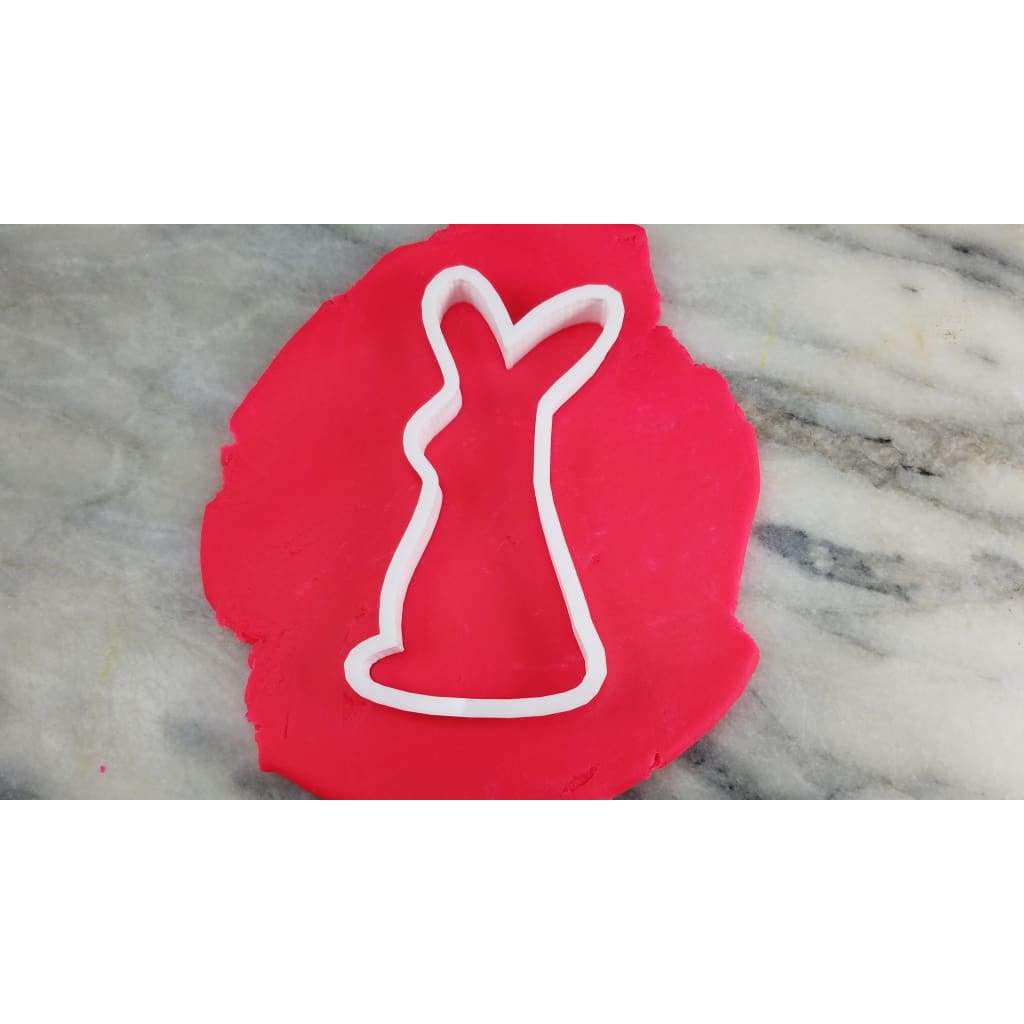 Bunny Rabbit Cookie Cutter Outline #3 Easter / Spring / Flower Cookie Cutter Lady 