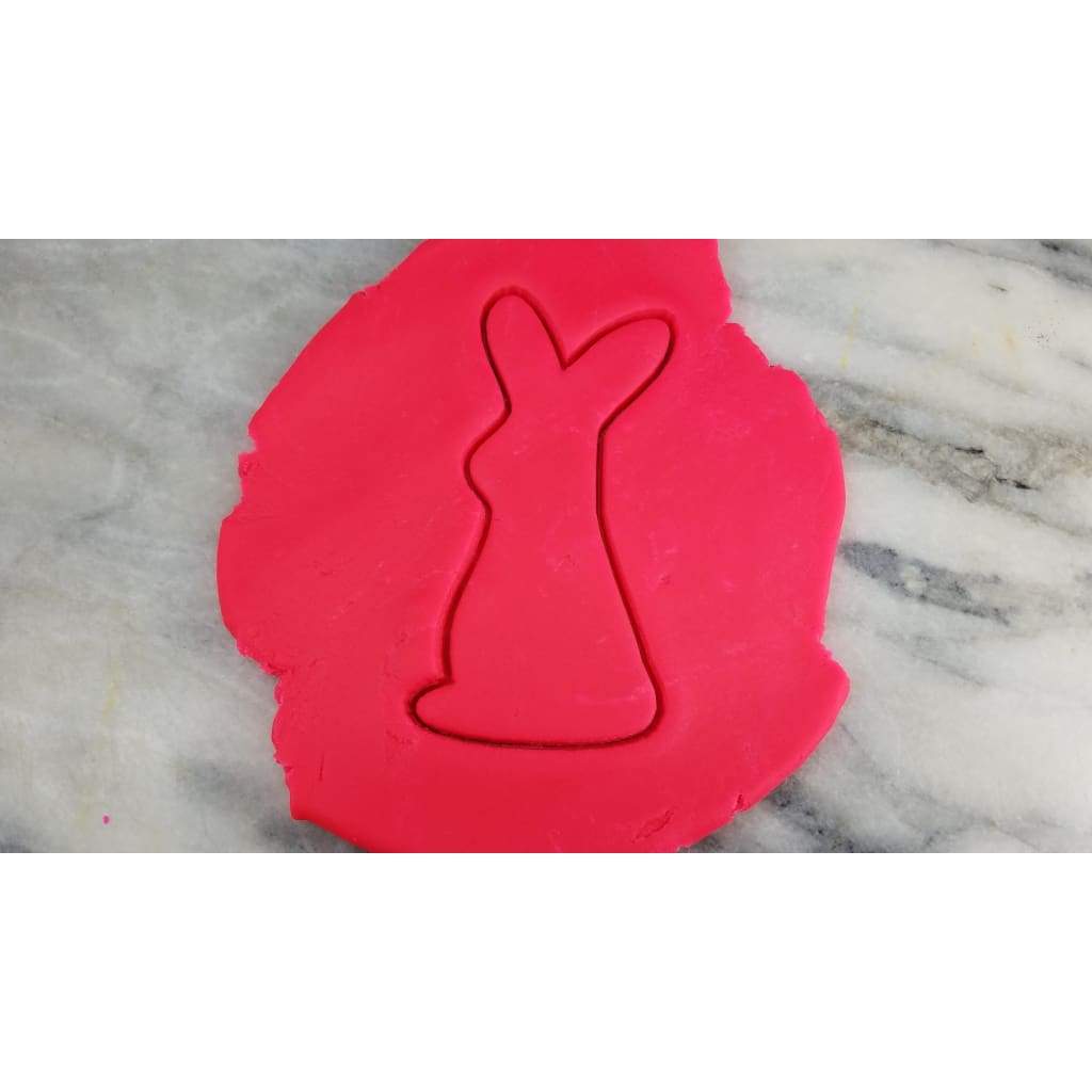 Bunny Rabbit Cookie Cutter Outline #3 Easter / Spring / Flower Cookie Cutter Lady 