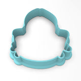 Bunny with Bow and Glasses Cookie Cutter | Stamp | Stencil #1