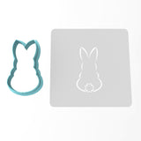 Bunny with Tail Cookie Cutter | Stamp | Stencil #1