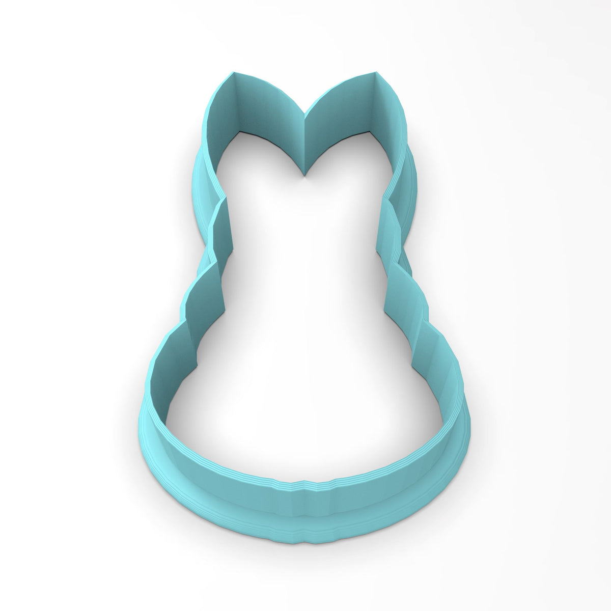 Bunny with Tail Cookie Cutter | Stamp | Stencil #1