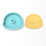 Burger Cookie Cutter | Stamp | Stencil #1