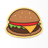 Burger Cookie Cutter | Stamp | Stencil #1