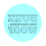 Buzz Your Girlfriend Woof Cookie Cutter | Stamp | Stencil Xmas / Winter / NYE Cookie Cutter Lady MINI - 2 Inches (5cm) Debosser ONLY 