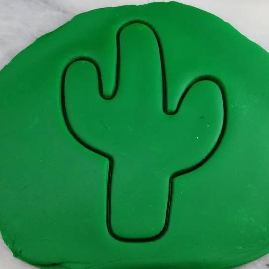 Cactus Cookie Cutter Outline #1 - Easter / Spring / Flower