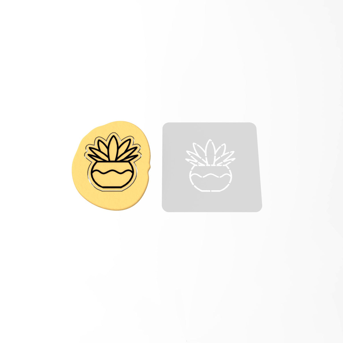 Cactus Cookie Cutter | Stamp | Stencil #2