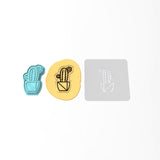 Cactus Cookie Cutter | Stamp | Stencil #3