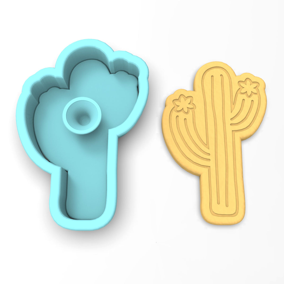 Cactus Cookie Cutter | Stamp | Stencil #4