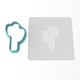Cactus Cookie Cutter | Stamp | Stencil #4