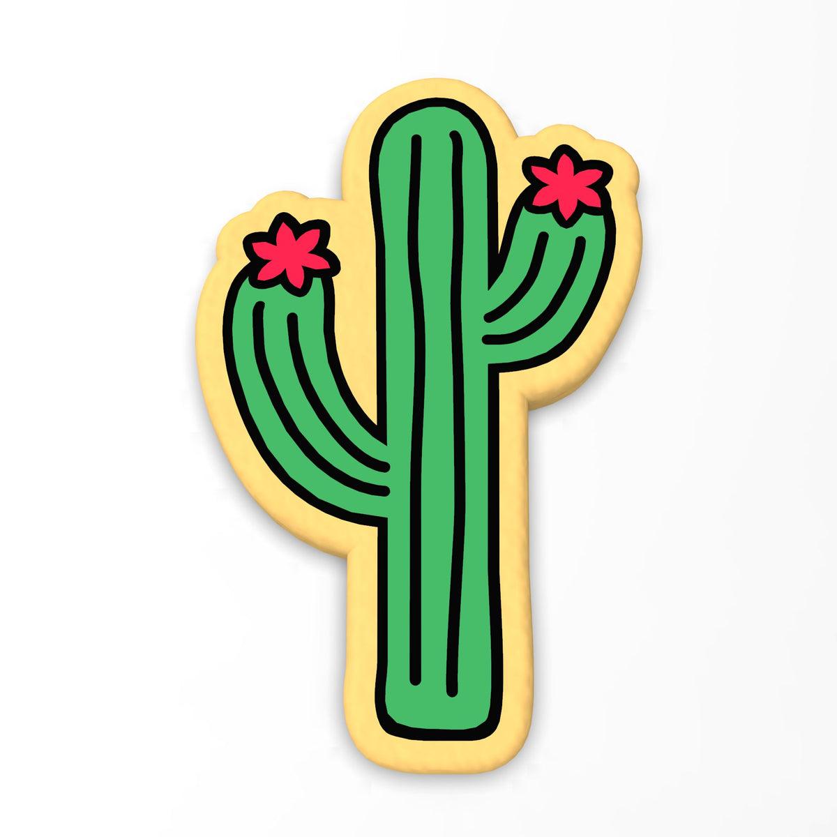 Cactus Cookie Cutter | Stamp | Stencil #4