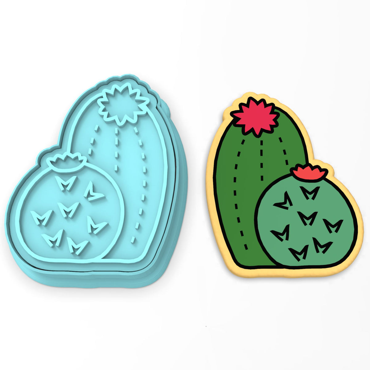 Cactus Cookie Cutter | Stamp | Stencil #5