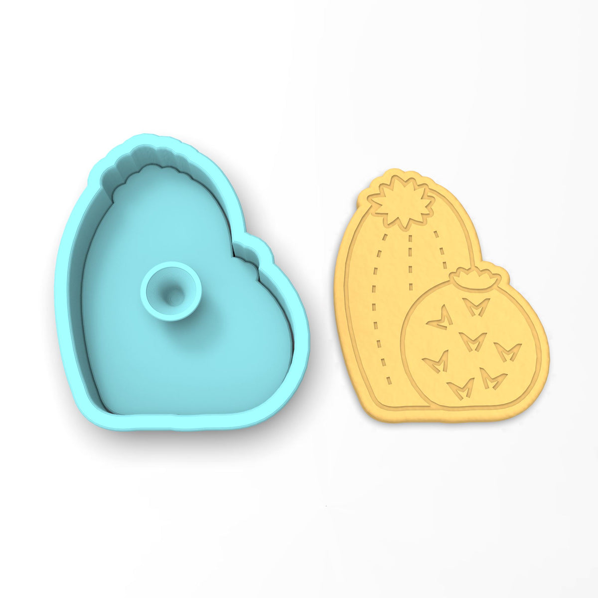 Cactus Cookie Cutter | Stamp | Stencil #5