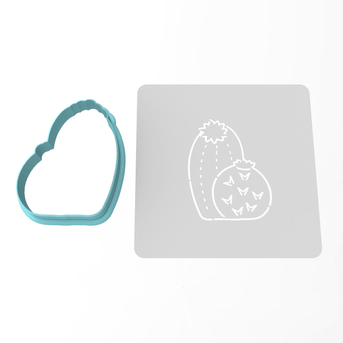 Cactus Cookie Cutter | Stamp | Stencil #5