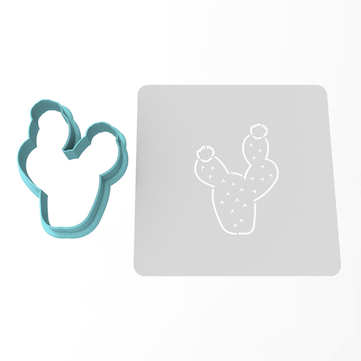 Cactus Cookie Cutter | Stamp | Stencil #6
