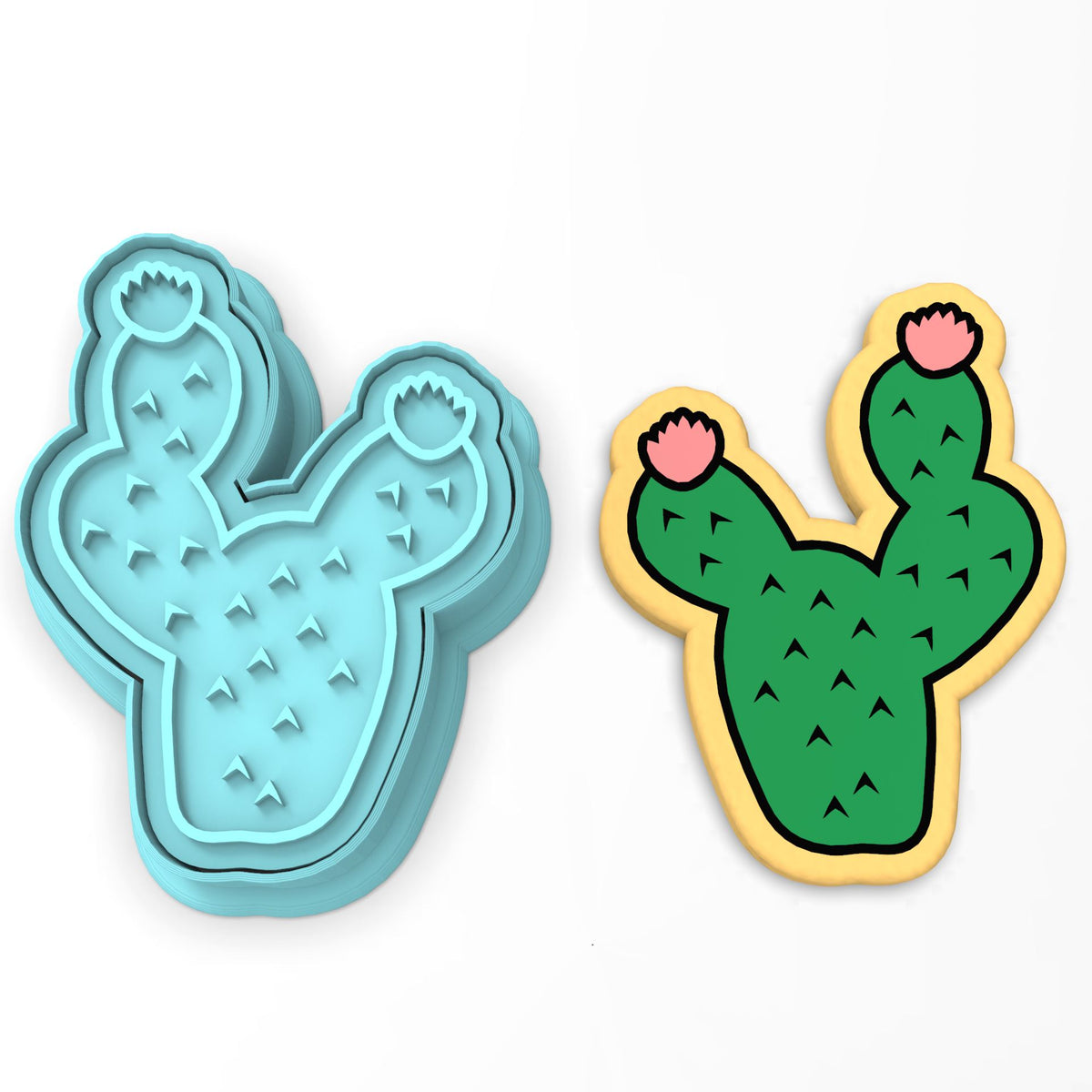 Cactus Cookie Cutter | Stamp | Stencil #6
