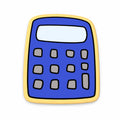 Calculator Cookie Cutter | Stamp | Stencil #1